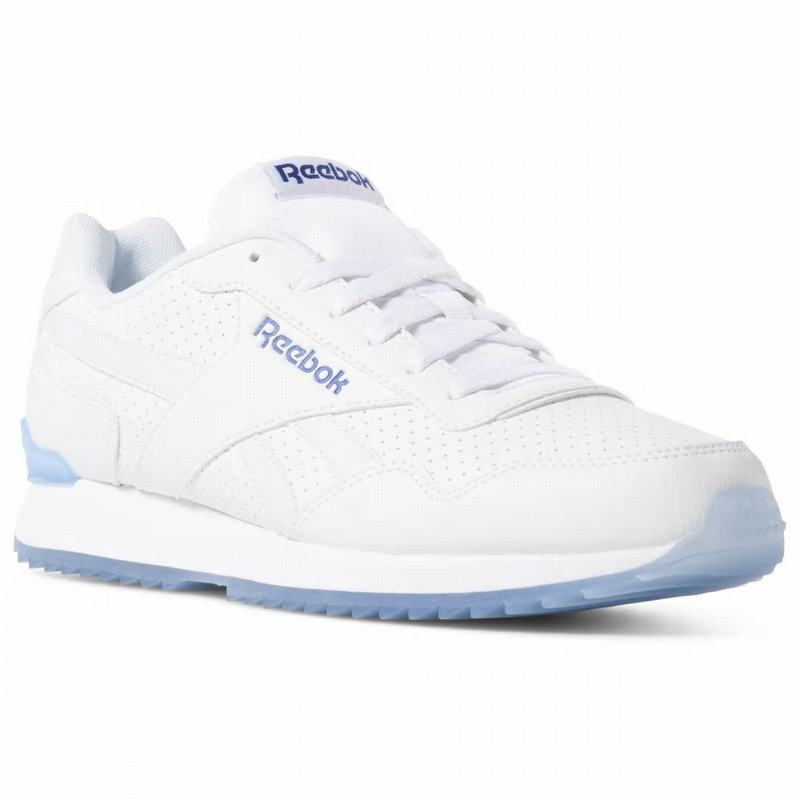 Reebok Royal Glide Tenisky Panske - Biele/Kráľovská Modrá PR5880RM